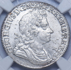 1723 Shilling (NGC MS 64) - George I British Silver Coin - Superb