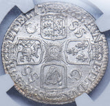 1723 Shilling (NGC MS 64) - George I British Silver Coin - Superb