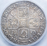 1723 Shilling (CGS AU 75) - George I British Silver Coin - Very Nice