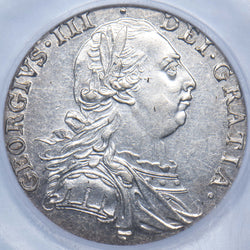 1787 Shilling (CGS AU 75) - George III British Silver Coin - Very Nice