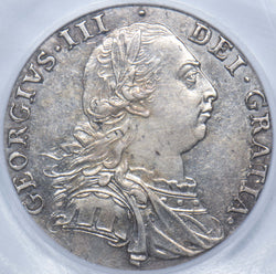 1787 Shilling (CGS AU 75) - George III British Silver Coin - Very Nice