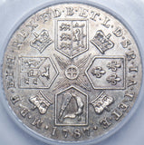 1787 Shilling (CGS AU 75) - George III British Silver Coin - Very Nice