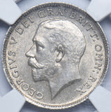 1914 Sixpence (NGC MS 63) - George V British Silver Coin - Superb
