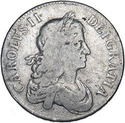 1670 Crown - Charles II British Silver Coin
