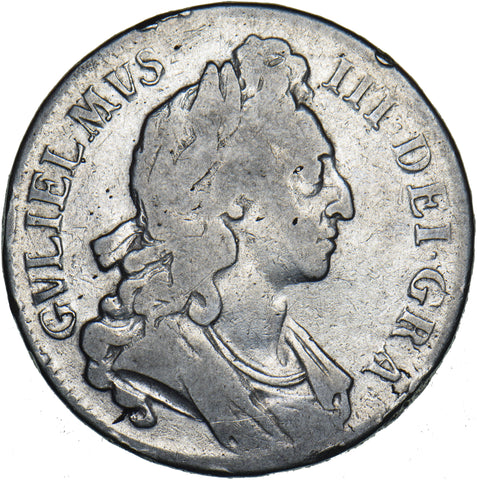 1696 Crown - William III British Silver Coin
