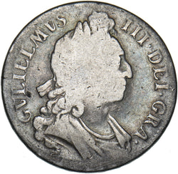 1696 Crown - William III British Silver Coin