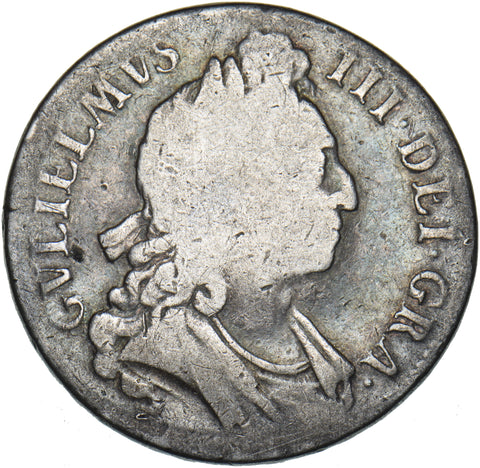 1696 Crown - William III British Silver Coin