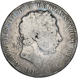 1819 LIX Crown - George III British Silver Coin