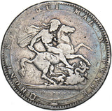 1819 LIX Crown - George III British Silver Coin