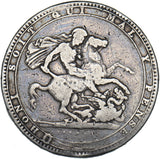 1819 LIX Crown (No Stops On Edge) - George III British Silver Coin