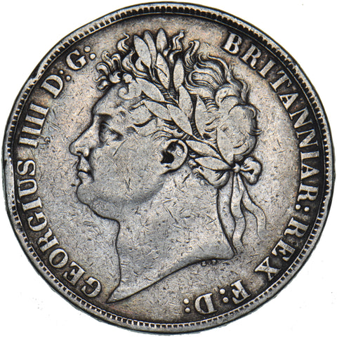 1821 Crown - George IV British Silver Coin