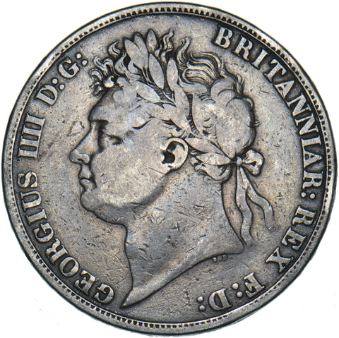 1821 Crown - George IV British Silver Coin