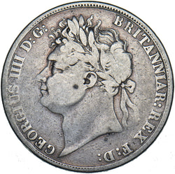 1821 Crown - George IV British Silver Coin