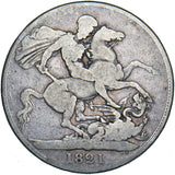 1821 Crown - George IV British Silver Coin
