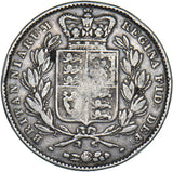 1845 Crown - Victoria British Silver Coin