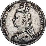 1889 Crown - Victoria British Silver Coin