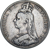 1889 Crown - Victoria British Silver Coin