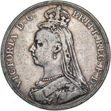 1890 Crown - Victoria British Silver Coin