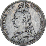 1890 Crown - Victoria British Silver Coin