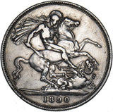 1890 Crown - Victoria British Silver Coin