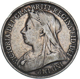 1893 LVI Crown - Victoria British Silver Coin