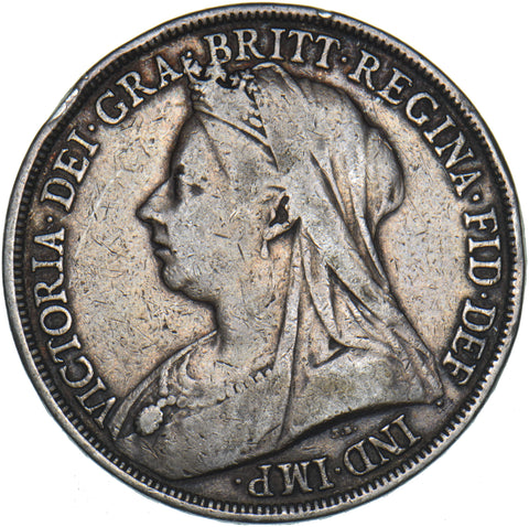 1893 LVI Crown - Victoria British Silver Coin