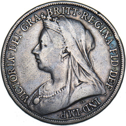 1893 LVI Crown - Victoria British Silver Coin