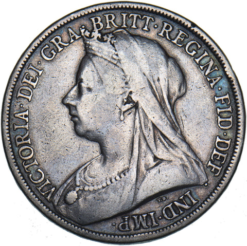 1893 LVI Crown - Victoria British Silver Coin