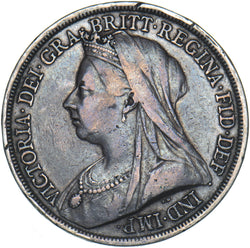 1893 LVI Crown - Victoria British Silver Coin