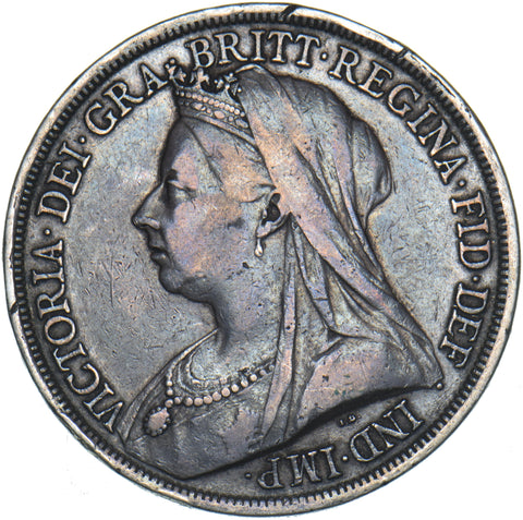 1893 LVI Crown - Victoria British Silver Coin