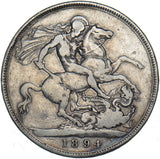 1894 LVIII Crown - Victoria British Silver Coin
