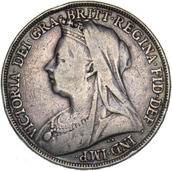 1895 LIX Crown - Victoria British Silver Coin