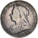 1895 LIX Crown - Victoria British Silver Coin