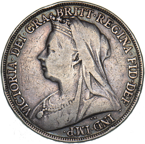 1895 LIX Crown - Victoria British Silver Coin