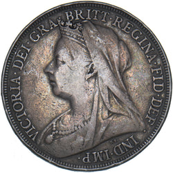 1895 LIX Crown - Victoria British Silver Coin