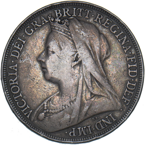 1895 LIX Crown - Victoria British Silver Coin