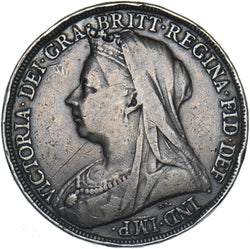 1895 LVIII Crown - Victoria British Silver Coin