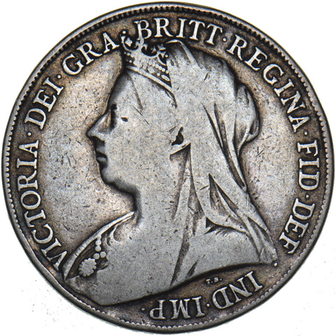 1899 Crown - Victoria British Silver Coin