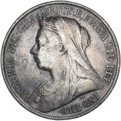 1899 LVIII Crown - Victoria British Silver Coin