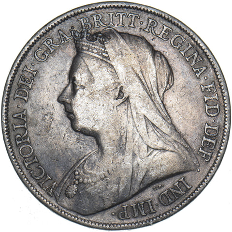 1899 LVIII Crown - Victoria British Silver Coin
