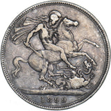 1899 LVIII Crown - Victoria British Silver Coin