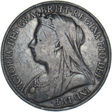 1900 LXIV Crown - Victoria British Silver Coin