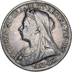 1900 LVIII Crown - Victoria British Silver Coin