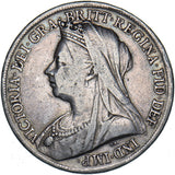 1900 LVIII Crown - Victoria British Silver Coin