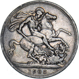 1900 LVIII Crown - Victoria British Silver Coin