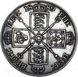1889 Double Florin - Victoria British Silver Coin