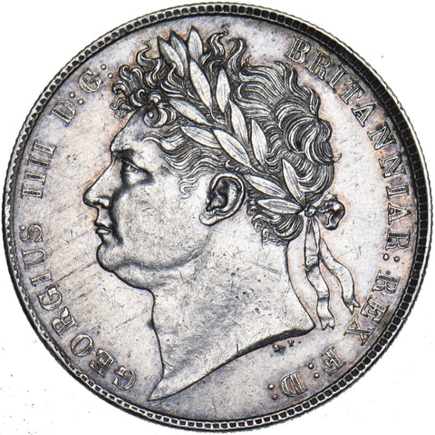 1820 Halfcrown - George IV British Silver Coin - Very Nice