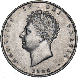 1825 Halfcrown - George IV British Silver Coin - Nice
