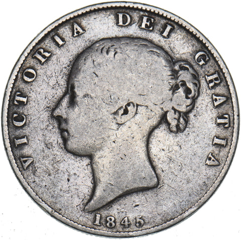 1845 Halfcrown - Victoria British Silver Coin