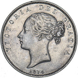 1874 Halfcrown - Victoria British Silver Coin - Nice